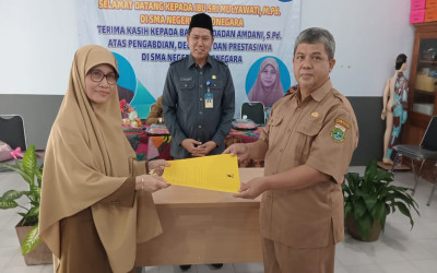Serah Terima Jabatan (Dadan Amdani-Sri Mulyawati) 3 Januari 2023